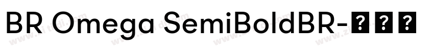 BR Omega SemiBoldBR字体转换